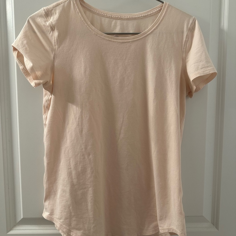 Lululemon Love Curved-Hem Crewneck T-Shirt | Peach Bellini | 6
